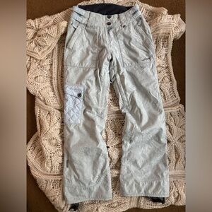 SCOTT SPORTS Light blue lace embossed Snowboard ski snow Pants